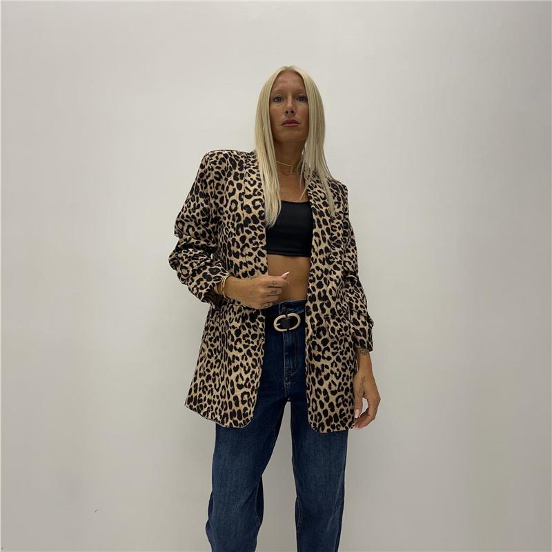 blazer leopardato